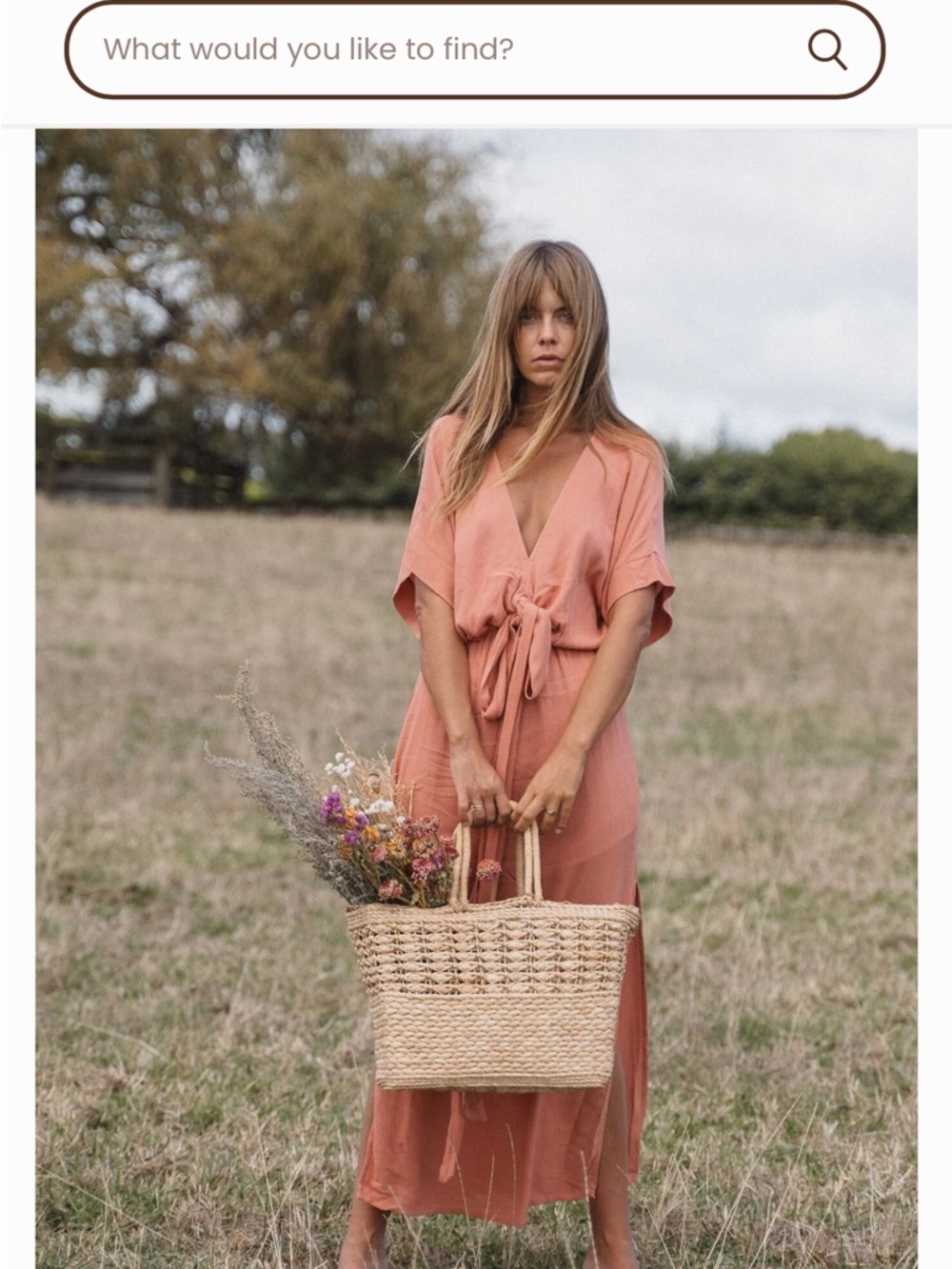Hazel and Folk melody maxi dress Tie-Waist Maxi Dress
